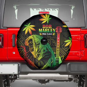 Afro Jamaica Legend Bob Day Spare Tire Cover One Love Jamaican Reggae African Pattern