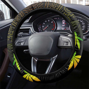 Afro Jamaica Legend Bob Day Steering Wheel Cover One Love Jamaican Reggae African Pattern