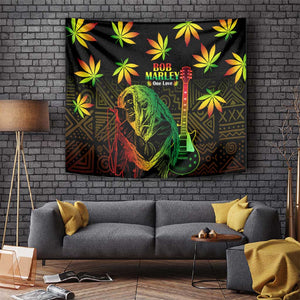 Afro Jamaica Legend Bob Day Tapestry One Love Jamaican Reggae African Pattern