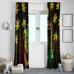 Afro Jamaica Legend Bob Day Window Curtain One Love Jamaican Reggae African Pattern