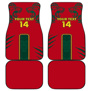 Cameroon Football Car Mats 2024 African Nations Go Champions Lion Style