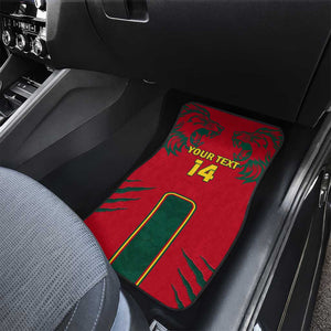 Cameroon Football Car Mats 2024 African Nations Go Champions Lion Style