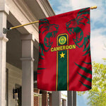 Cameroon Football Garden Flag 2024 African Nations Go Champions Lion Style