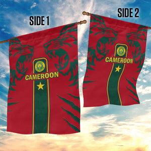 Cameroon Football Garden Flag 2024 African Nations Go Champions Lion Style