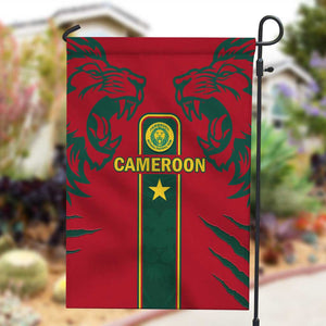 Cameroon Football Garden Flag 2024 African Nations Go Champions Lion Style