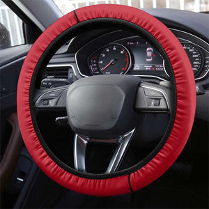 Cameroon Football Steering Wheel Cover 2024 African Nations Go Champions Lion Style