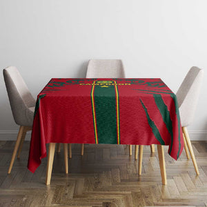 Cameroon Football Tablecloth 2024 African Nations Go Champions Lion Style