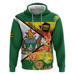 Nyika yeZimbabwe Hoodie Happy Independence Day - Flame Lily Flowers