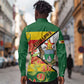 Nyika yeZimbabwe Long Sleeve Button Shirt Happy Independence Day - Flame Lily Flowers