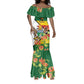 Nyika yeZimbabwe Mermaid Dress Happy Independence Day - Flame Lily Flowers