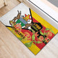 Nyika yeZimbabwe Rubber Doormat Happy Independence Day - Flame Lily Flowers