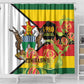 Nyika yeZimbabwe Shower Curtain Happy Independence Day - Flame Lily Flowers