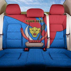 Personalised Democratic Republic of the Congo Independence Day Back Car Seat Cover Coat Of Arms Happy 30 June