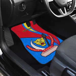 Personalised Democratic Republic of the Congo Independence Day Car Mats Coat Of Arms Happy 30 June