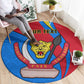 Personalised Democratic Republic of the Congo Independence Day Round Carpet Coat Of Arms Happy 30 June