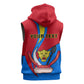 Personalised Democratic Republic of the Congo Independence Day Sleeveless Hoodie Coat Of Arms Happy 30 June - African Pride