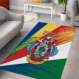 29 June Seychelles Independence Day Area Rug Flag Style