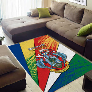 29 June Seychelles Independence Day Area Rug Flag Style