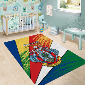 29 June Seychelles Independence Day Area Rug Flag Style