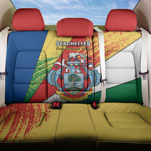 29 June Seychelles Independence Day Back Car Seat Cover Flag Style