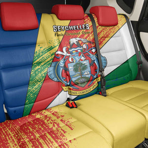 29 June Seychelles Independence Day Back Car Seat Cover Flag Style