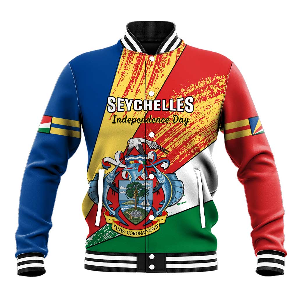 29 June Seychelles Independence Day Baseball Jacket Flag Style LT14