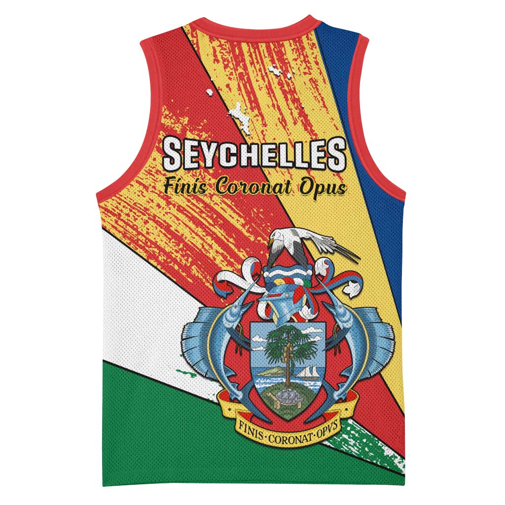 29 June Seychelles Independence Day Basketball Jersey Flag Style LT14