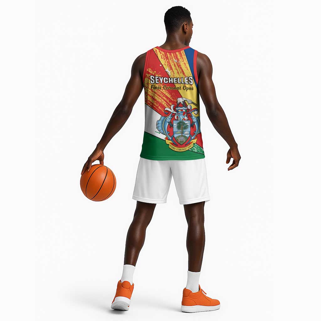 29 June Seychelles Independence Day Basketball Jersey Flag Style LT14