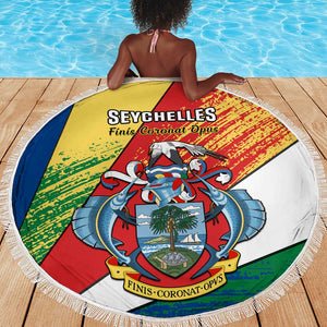 29 June Seychelles Independence Day Beach Blanket Flag Style