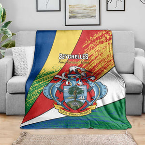 29 June Seychelles Independence Day Blanket Flag Style