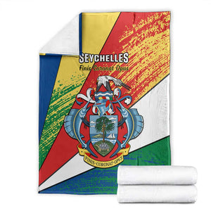 29 June Seychelles Independence Day Blanket Flag Style