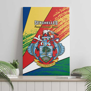 29 June Seychelles Independence Day Canvas Wall Art Flag Style