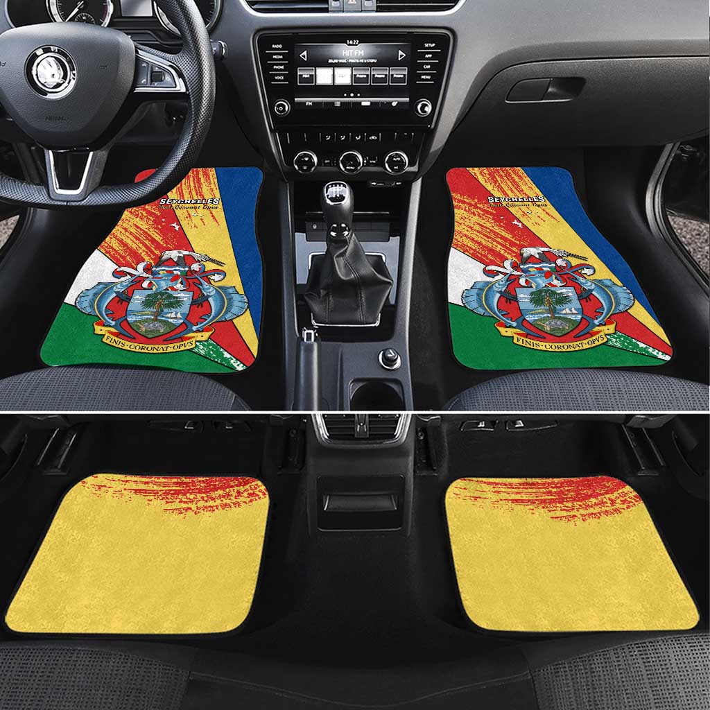 29 June Seychelles Independence Day Car Mats Flag Style