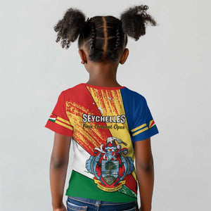 29 June Seychelles Independence Day Kid T shirt Flag Style