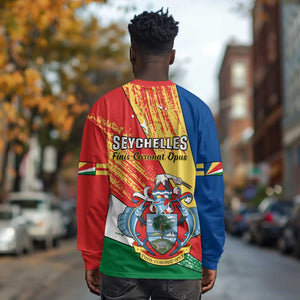 29 June Seychelles Independence Day Long Sleeve Shirt Flag Style LT14