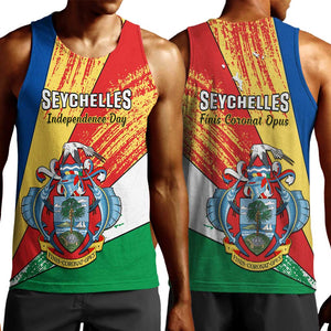 29 June Seychelles Independence Day Men Tank Top Flag Style