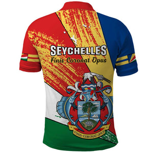 29 June Seychelles Independence Day Polo Shirt Flag Style