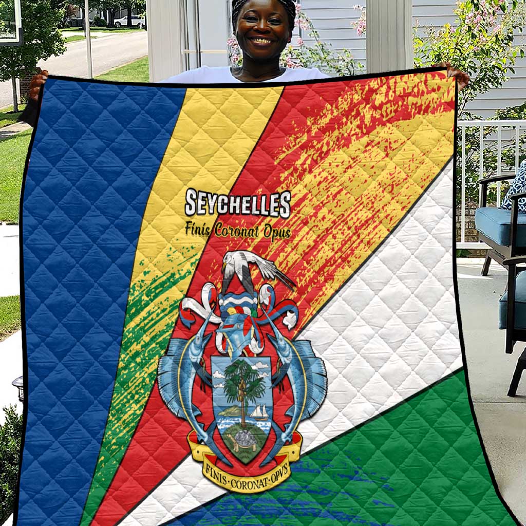 29 June Seychelles Independence Day Quilt Flag Style