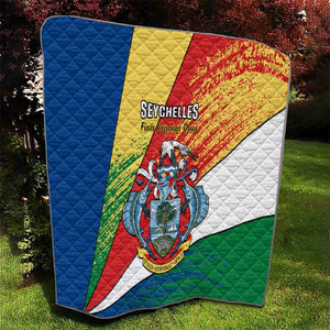 29 June Seychelles Independence Day Quilt Flag Style