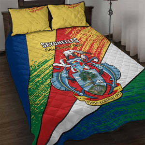 29 June Seychelles Independence Day Quilt Bed Set Flag Style