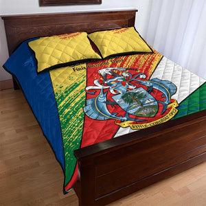 29 June Seychelles Independence Day Quilt Bed Set Flag Style