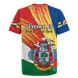 29 June Seychelles Independence Day Rugby Jersey Flag Style