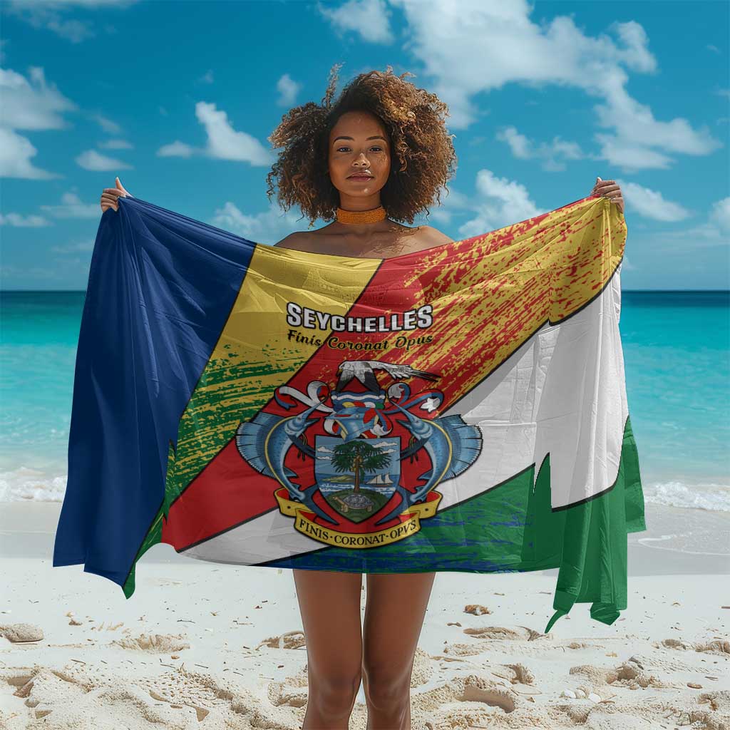 29 June Seychelles Independence Day Sarong Flag Style