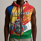 29 June Seychelles Independence Day Sleeveless Zip Hoodie Flag Style - African Pride