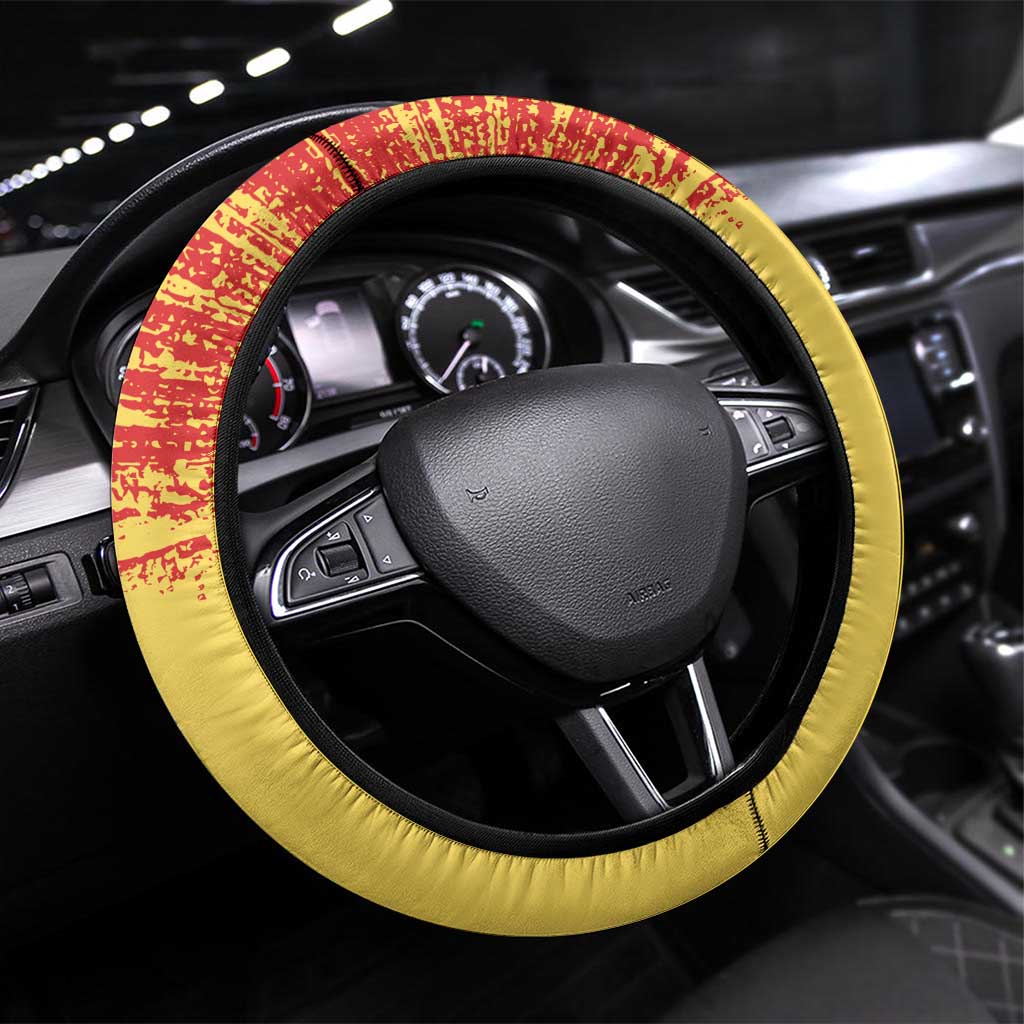 29 June Seychelles Independence Day Steering Wheel Cover Flag Style