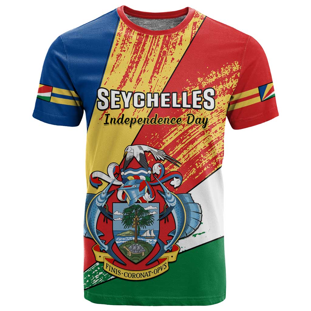 29 June Seychelles Independence Day T shirt Flag Style