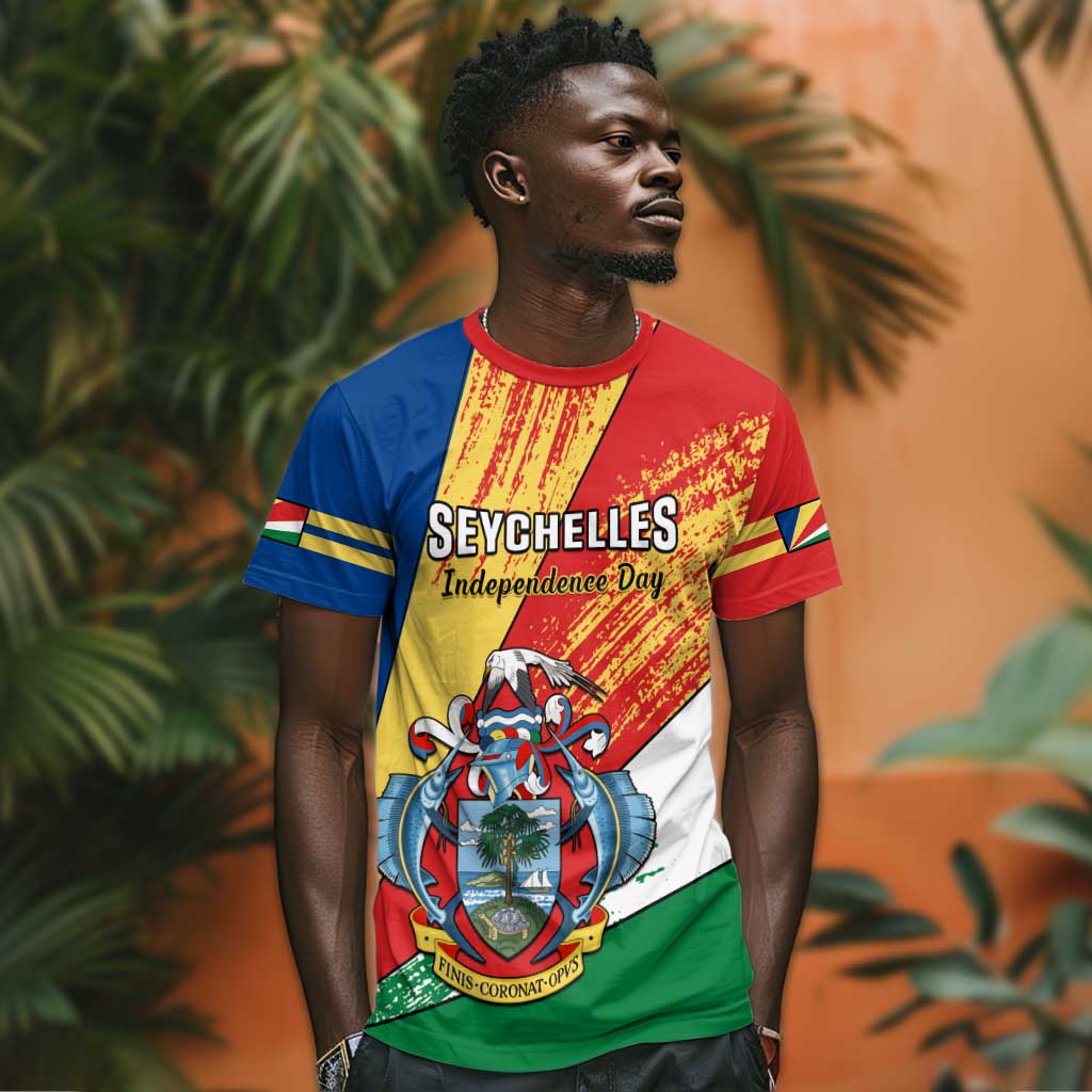29 June Seychelles Independence Day T shirt Flag Style