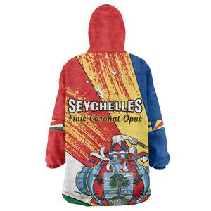 29 June Seychelles Independence Day Wearable Blanket Hoodie Flag Style