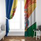29 June Seychelles Independence Day Window Curtain Flag Style