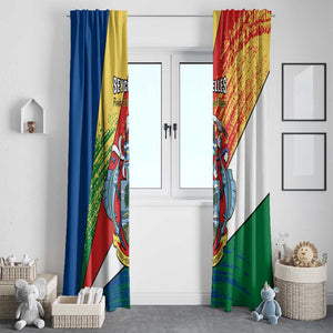 29 June Seychelles Independence Day Window Curtain Flag Style